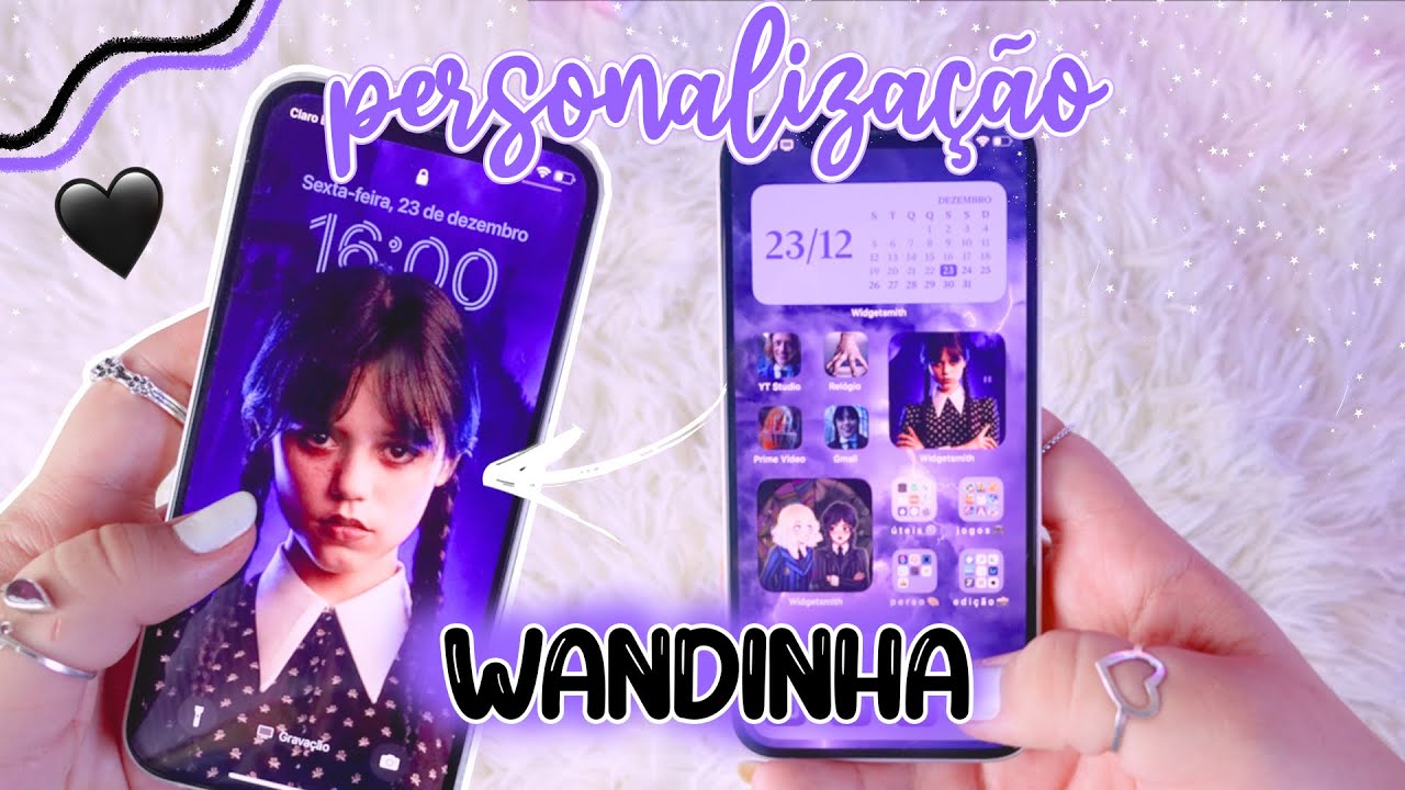 PERSONALIZAÇÃO WANDINHA ADDAMS 🖤