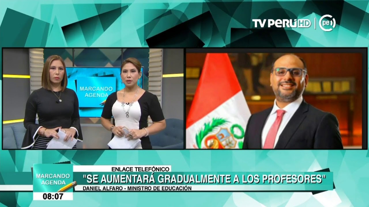 Ministro Alfaro afirma que aumento salarial para maestros será gradual