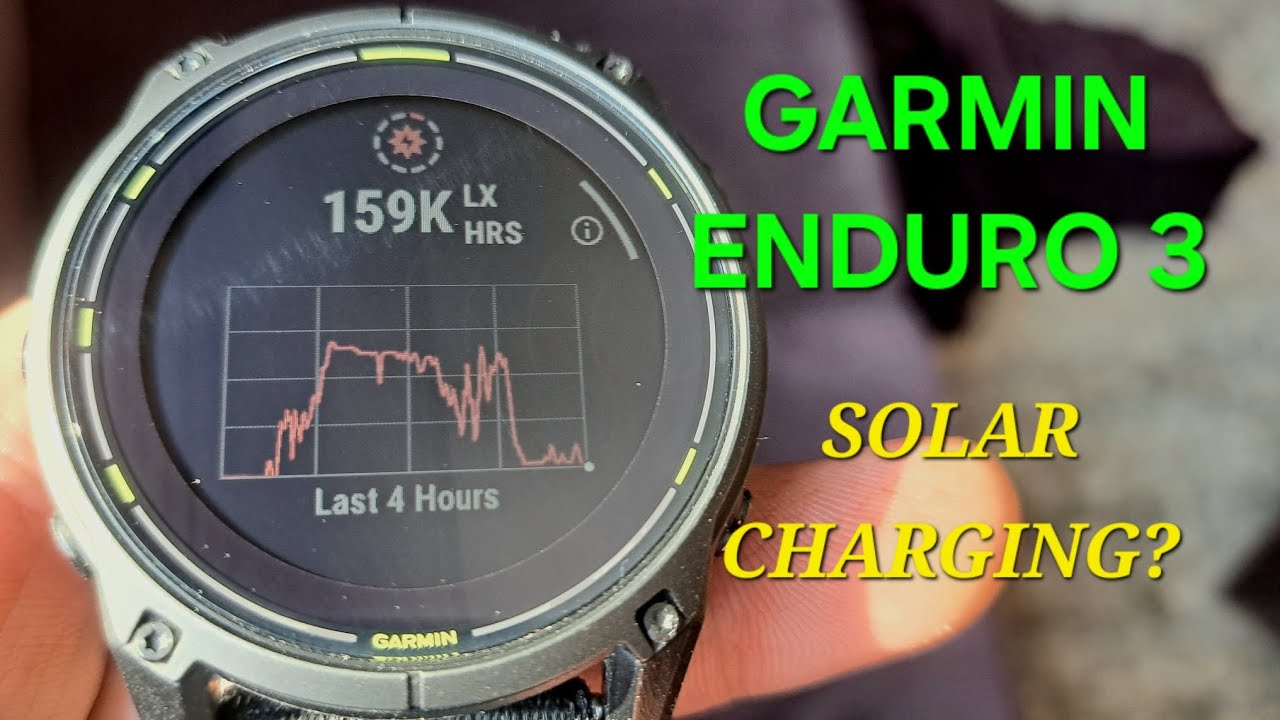 Garmin Enduro 3 Solar Charging?