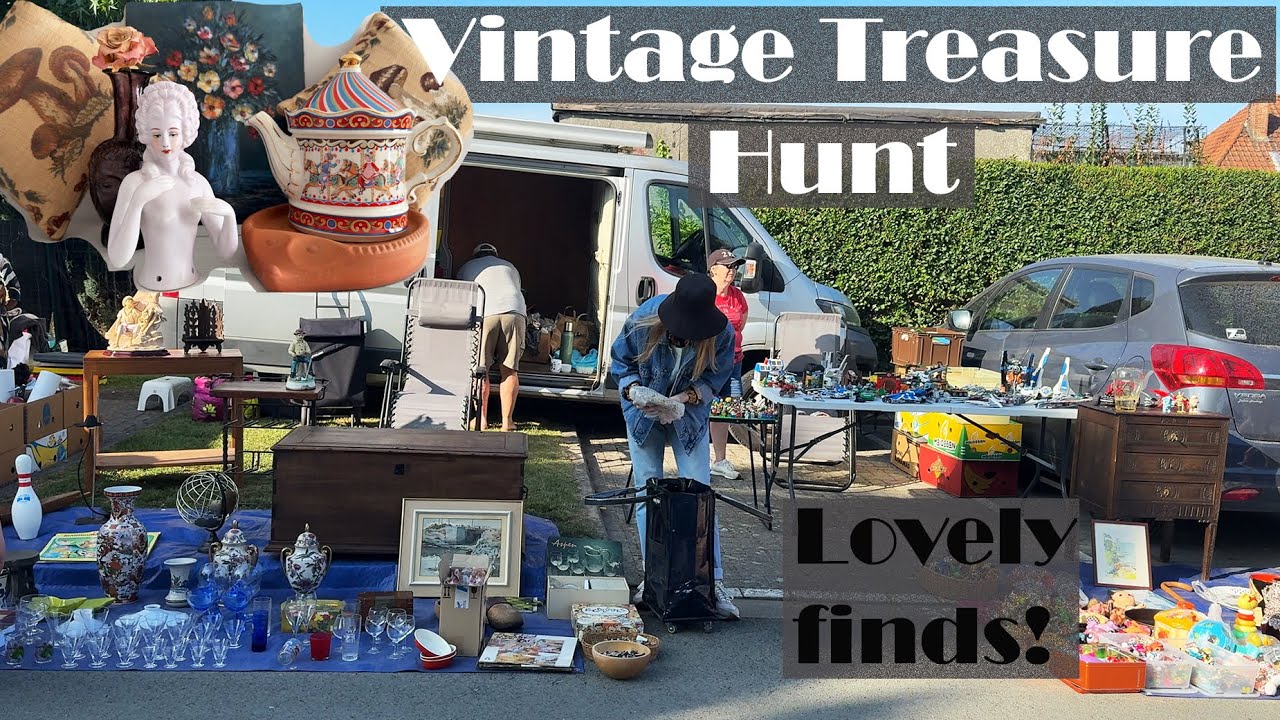 You Won't Believe What I Found at the Flea Market! Thrifting in Rural Belgium