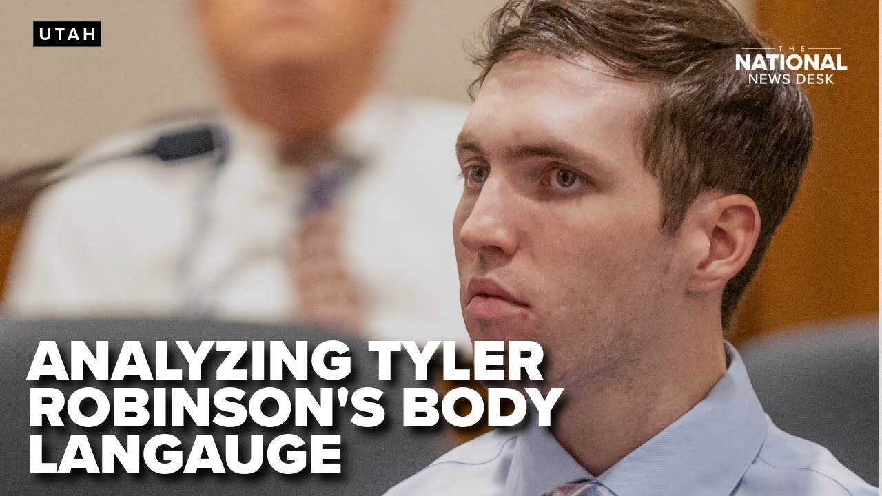 Body language analysis expert on Tyler Robinson