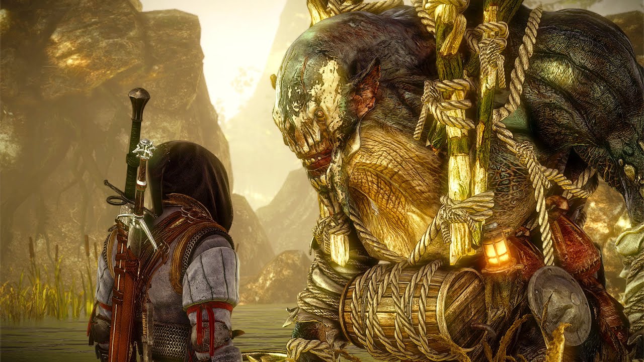 Troll Trouble: No Vodka - No Passage. Geralt and a Huge Booze Problem (Witcher 2)