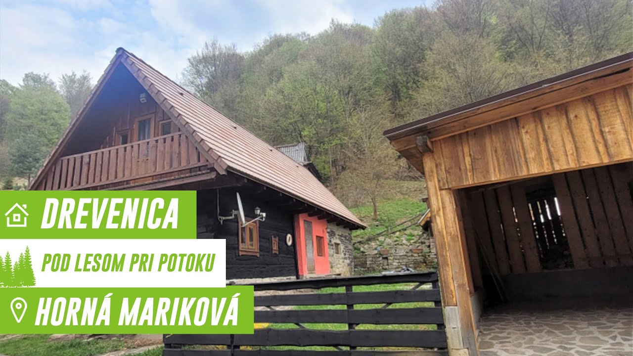 Kompletne Zrekon&scaron;truovan&aacute; Drevenica pod Lesom pri Potoku v Hornej Marikovej