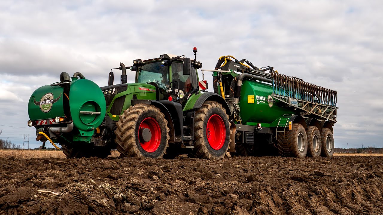 Slurry & Plowing - Fendt 942 & 933 | HH Jalasto Oy
