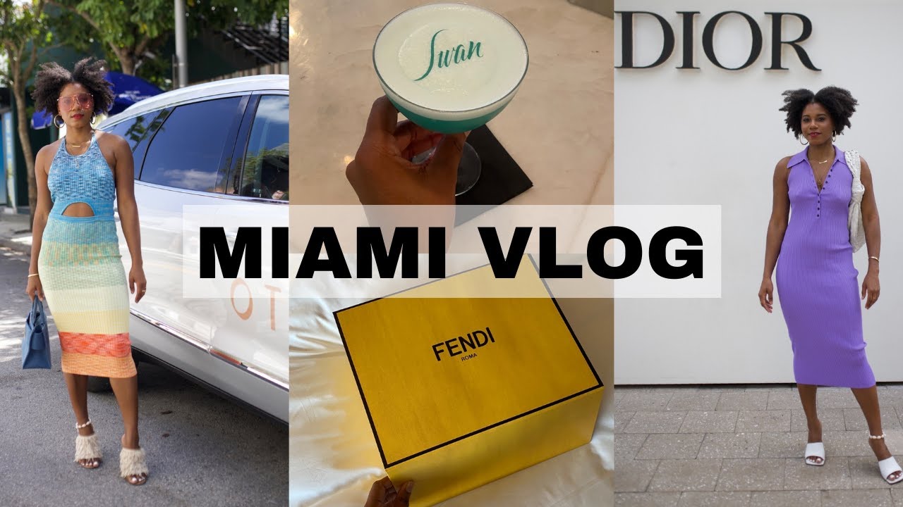 🌴 MIAMI VLOG: Finally got my DREAM FENDI BAGS! Working Hard & Playing Harder 🌴 | MONROE STEELE