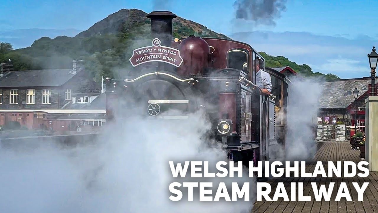 Ffestiniog and Welsh Highlands railway travel vlog