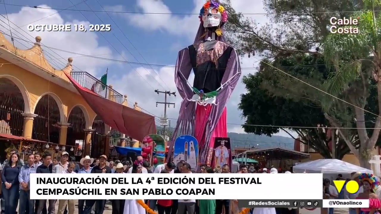 INAUGURACIÓN DE LA 4ª EDICIÓN DEL FESTIVAL DEL CEMPASÚCHIL EN SAN PABLO COAPAN 
