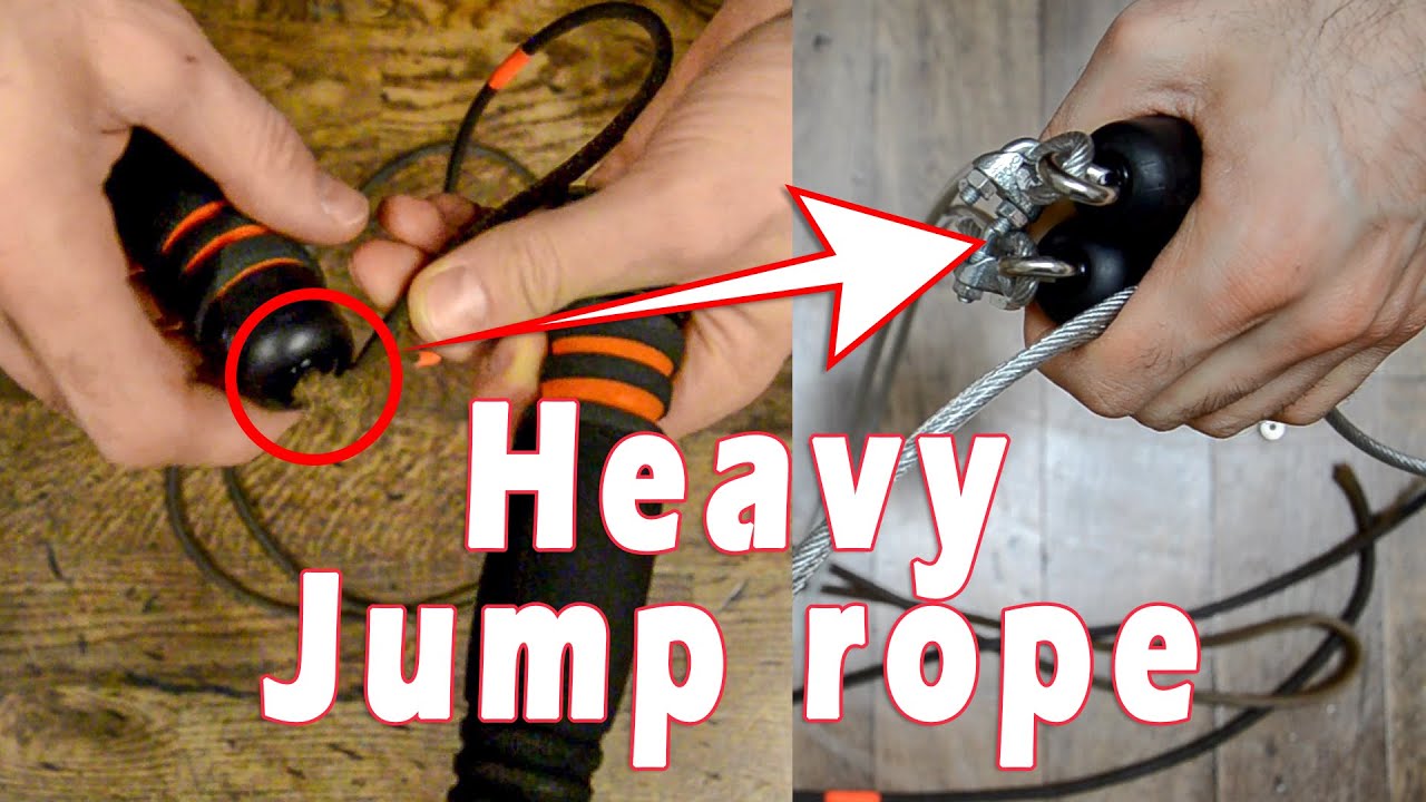 HEAVY JUMP ROPE | Transforming My Old Jump Rope