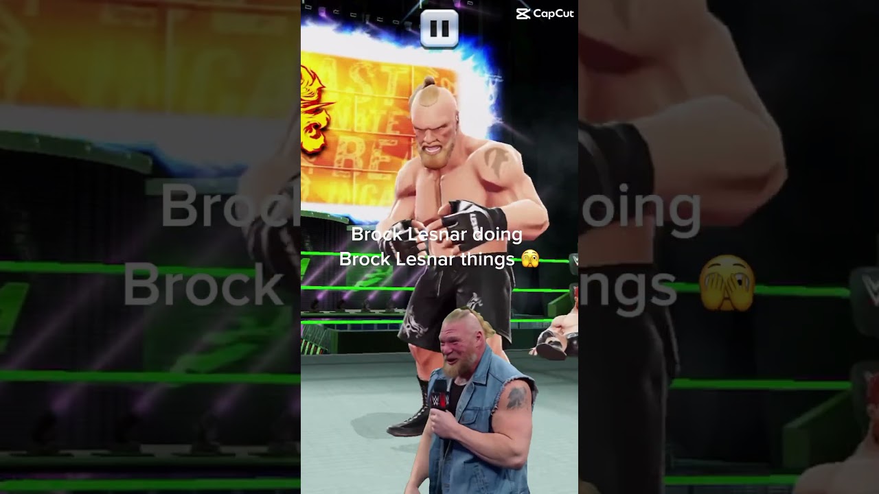 Средний игровой процесс WWE MAYHEM с Броком Леснаром #wwe #wwemayhem #brocklesnar
