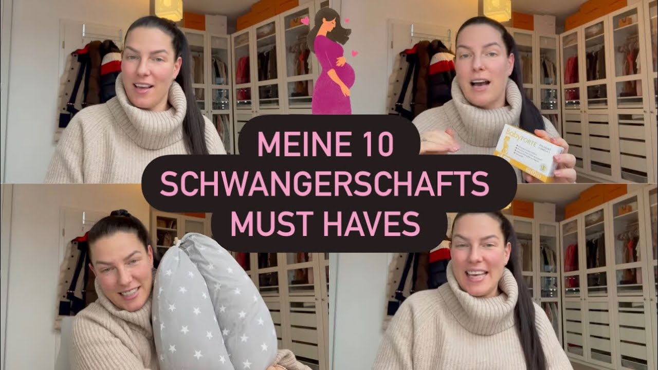 10 MUST HAVES in der SCHWANGERSCHAFT! Erfahrung aus DREI Schwangerschaften!