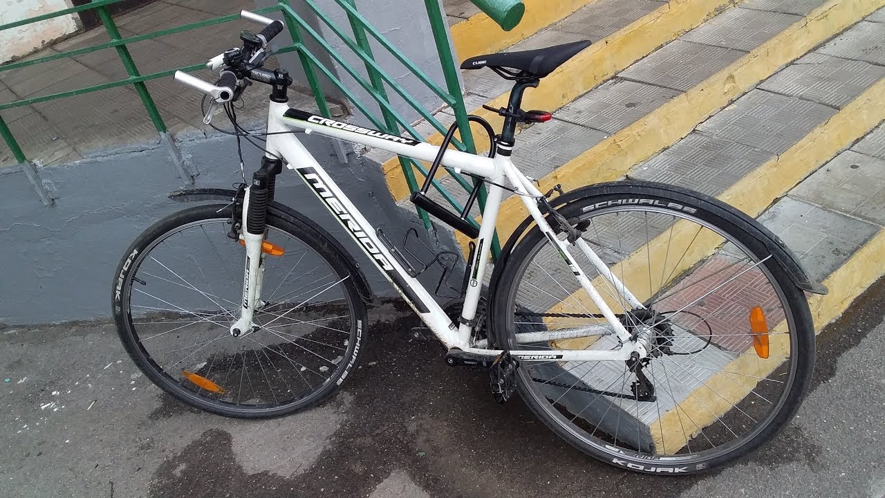 Merida Crossway 15-V (2011). Дешево и сердито.