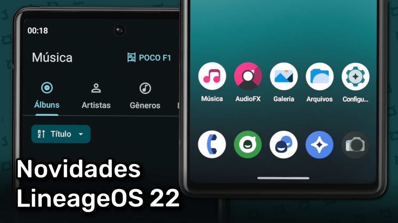 Novidades LineageOS 22 (Android 15)