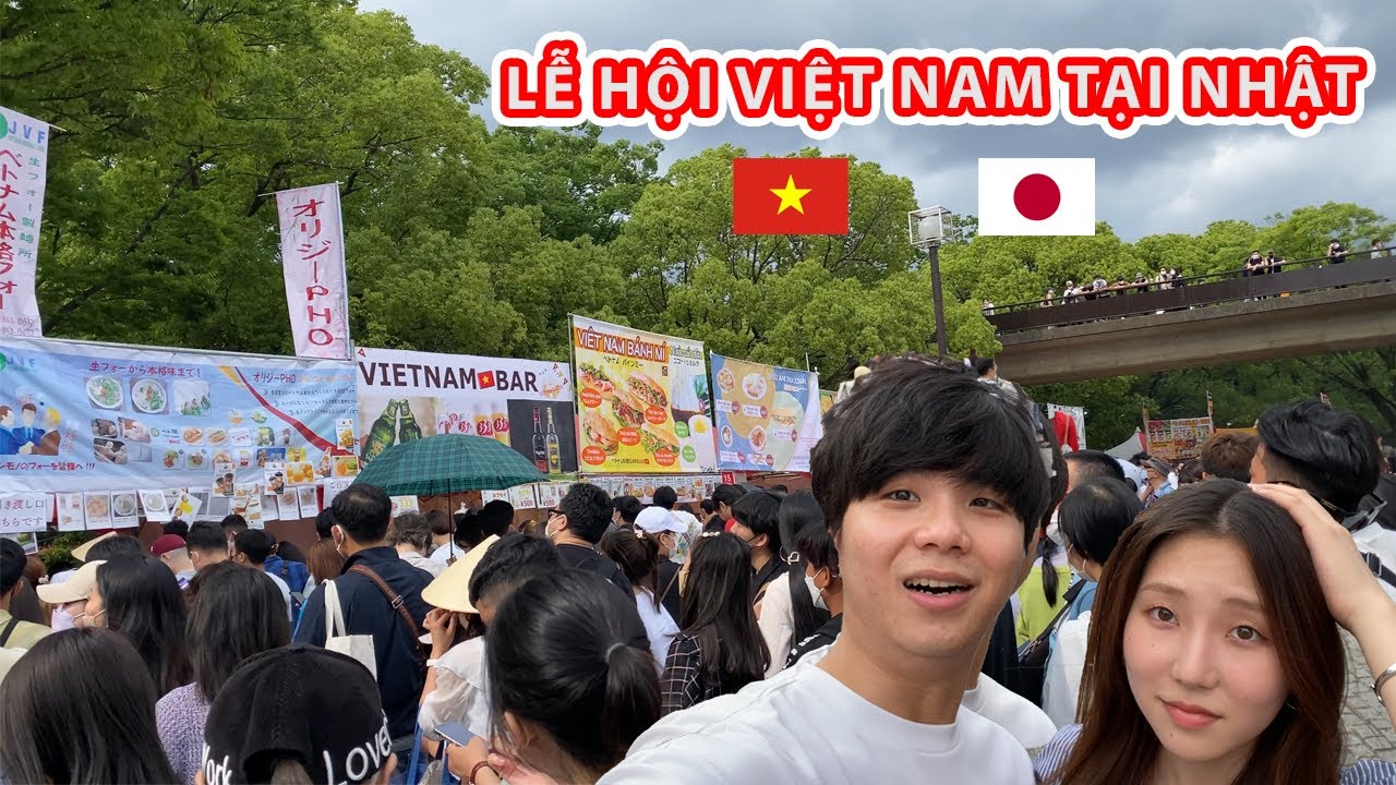 Lễ hội Việt Nam tại Nhật Bản | Hàng nghìn người xếp hàng mua bánh mì Việt Nam |  Cặp Đôi Việt-Nhật