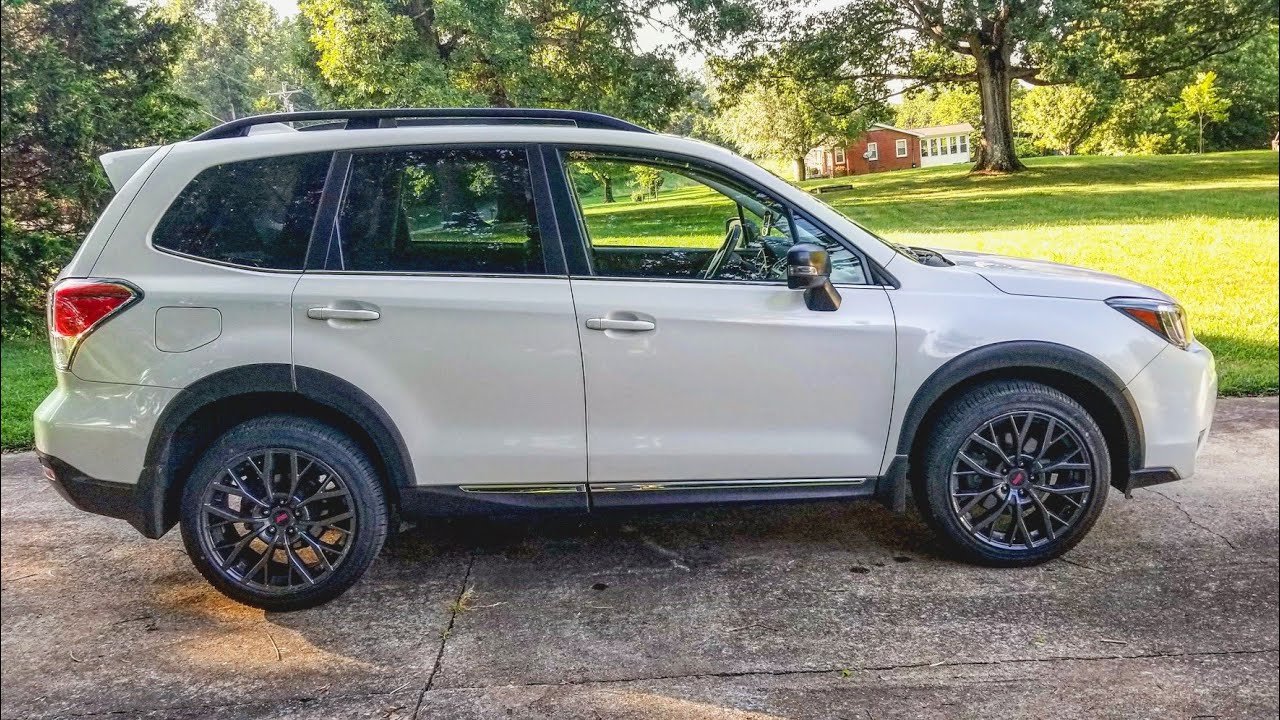 NEW 2019 STI Wheels on 2018 Subaru Forester XT and more mods on the way!!!!