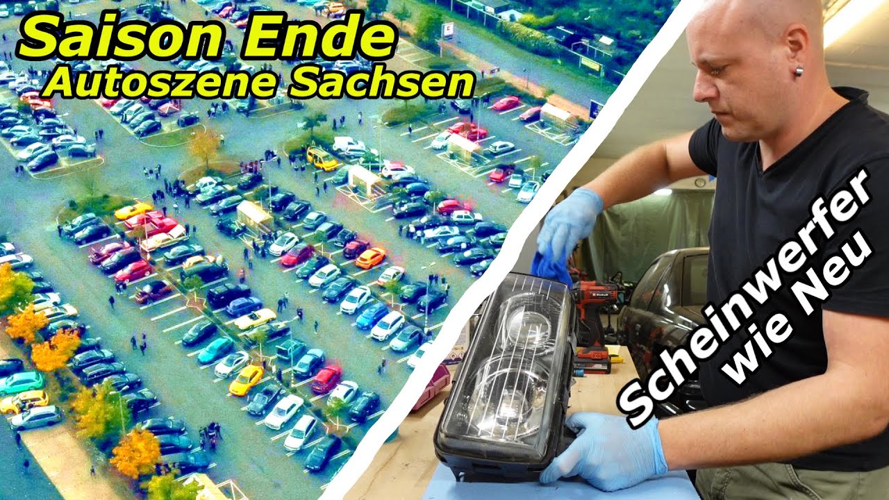 Scheinwerfer fast wie neu, Saison Abschluss Treffen Autoszene Sachsen 2023