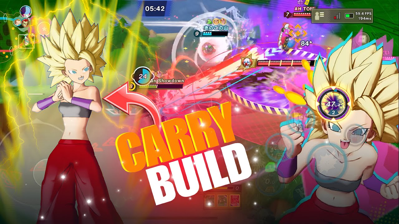 Caulifla DESTROYING everyone in high Rank Matches 💀 | Dragon Ball Gekishin Squadra Caulifla Gameplay
