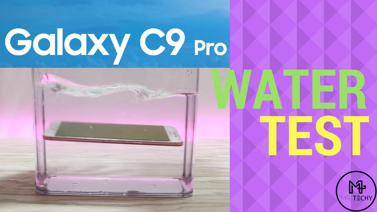 [ Hindi ] Samsung Galaxy C9 Pro - Water Test | Is it Waterproof?