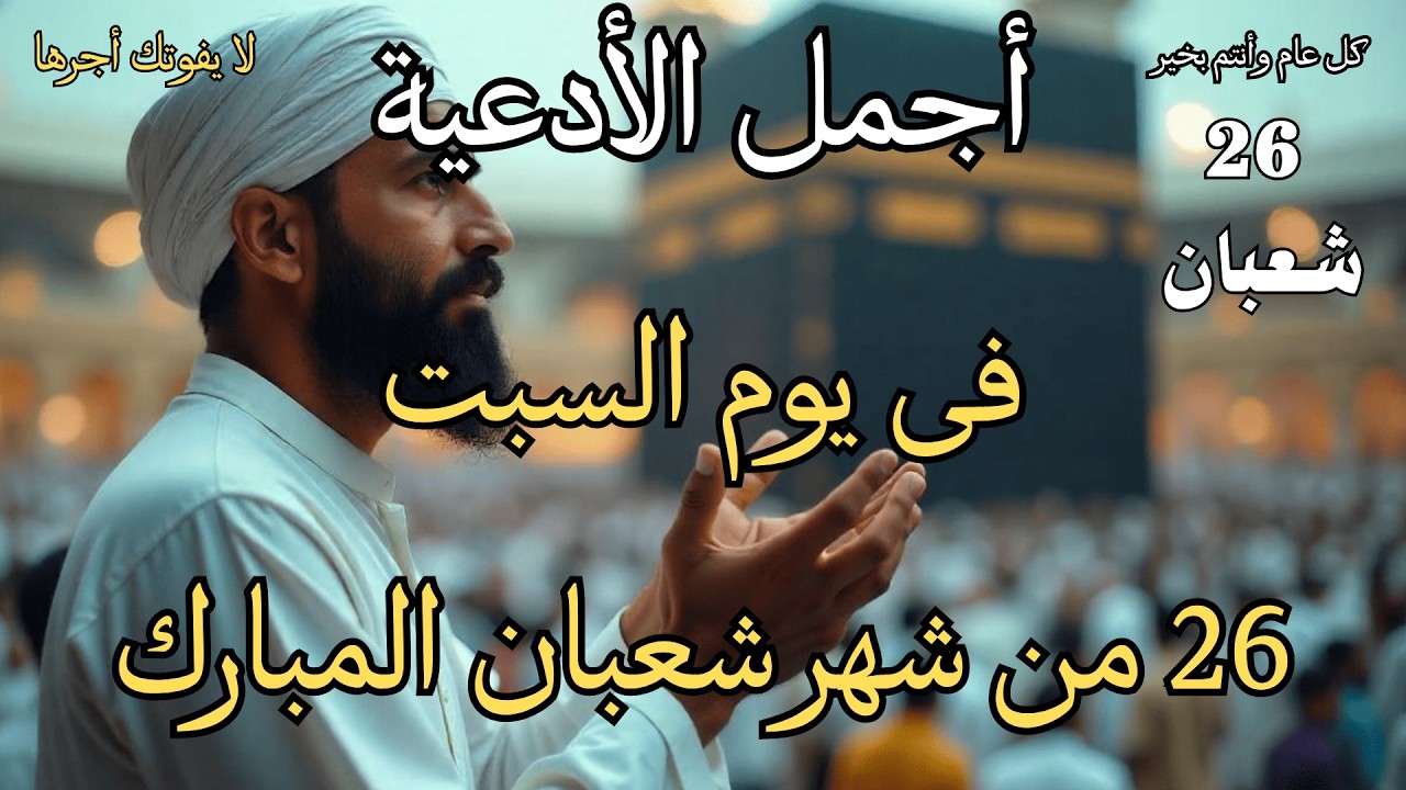 دعاء في صباح يوم الخميس 24 شعبان | دعاء يفرج الهم ويجلب الرزق والشفاء | Dua for Rizq & Shifa