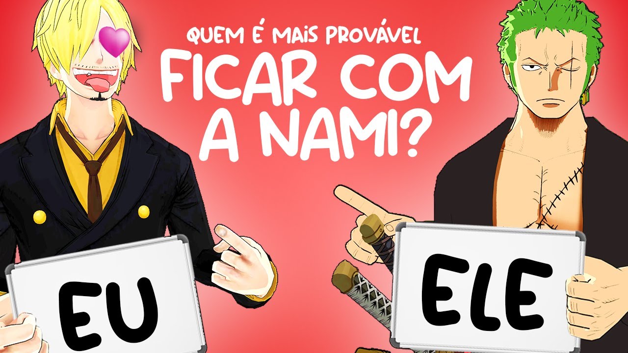 QUEM É MAIS PROVÁVEL com ZORO e SANJI de One Piece
