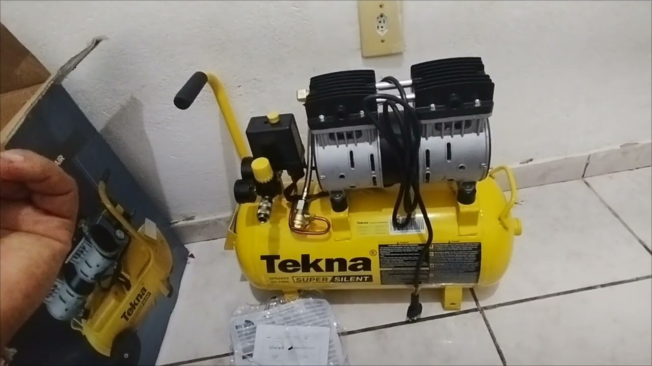 DEFEITO! DEU RUIN! Compressor Silencioso CPS6022 20L TEKNA.
