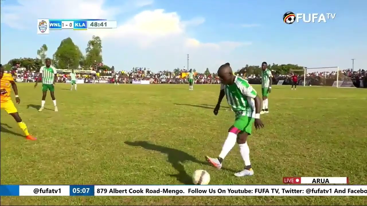 Gadafi Wahab's 5 minutes controlling midfield for West Nile province v Kampala province