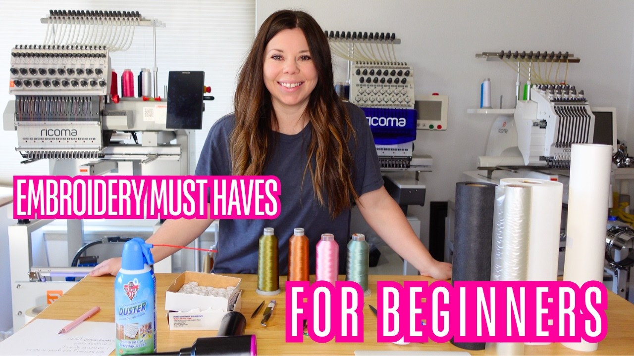 Embroidery Shop Must Haves For Beginners | Must Have Embroidery Supplies | Beginner Embroidery Tips