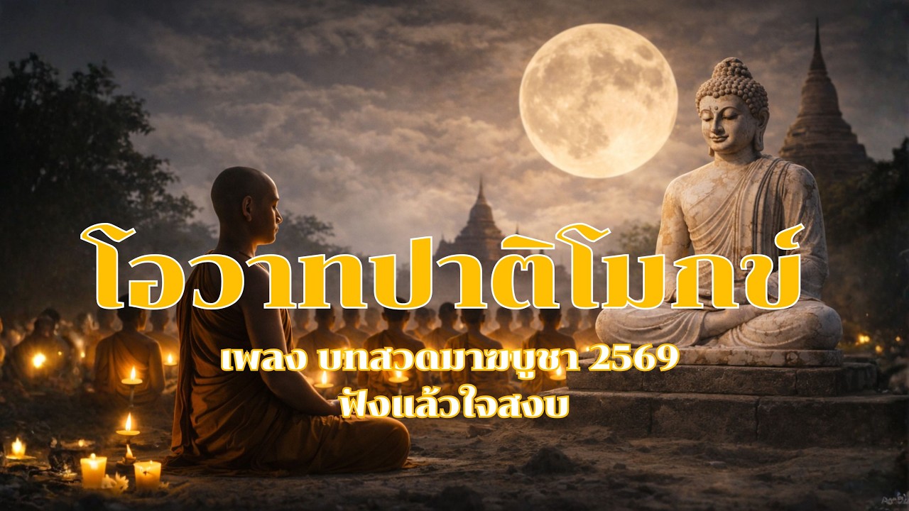 เพลงโอวาทปาติโมกข์ | มาฆบูชา 2569 ฟังแล้วใจสงบ