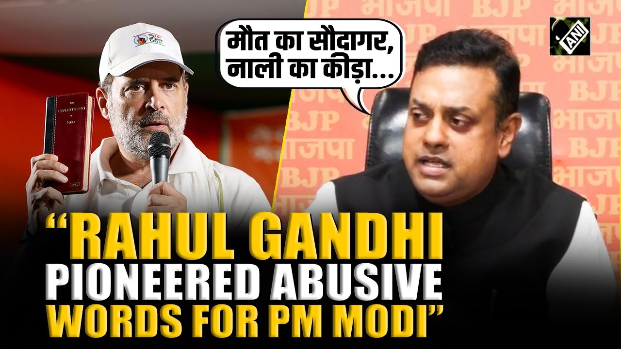 “मौत का सौदागर, नाली का कीड़ा...” BJP alleged Rahul Gandhi of ‘pioneering’ abusive words for PM Modi