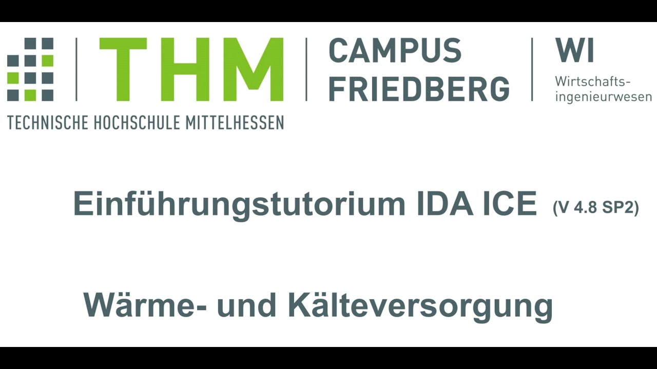 Einführungstutorium IDA ICE (4.8 SP2) - Wärme- und Kälteversorgung (25 von 26)