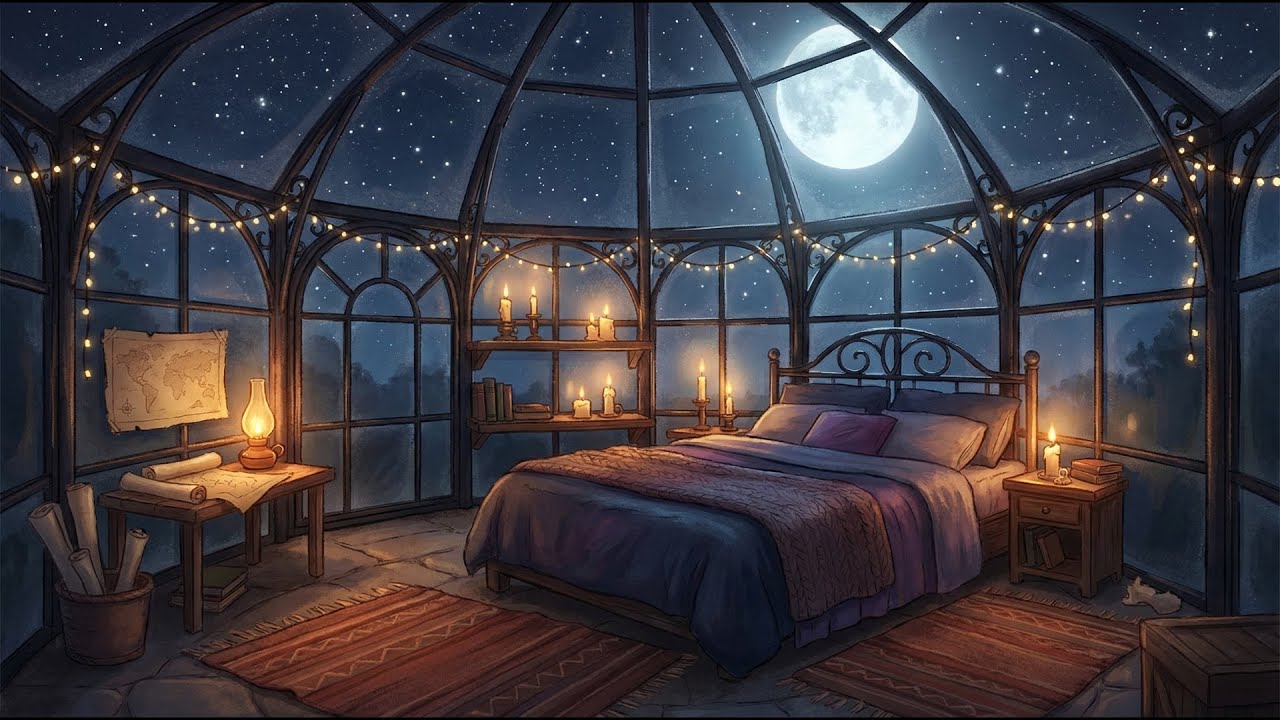 Deep Sleep Music 8 Hours - Lunar Drift | Insomnia Relief