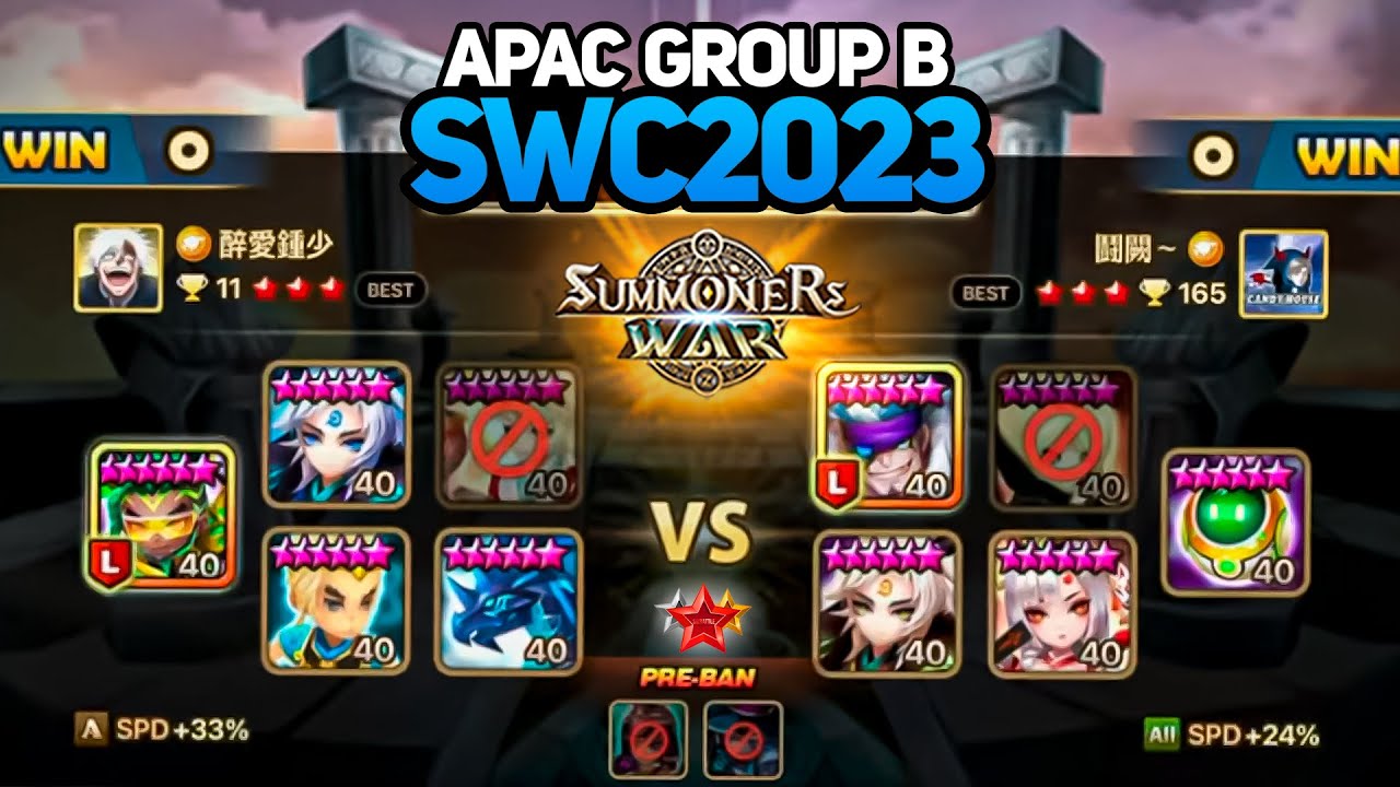 DRIFT vs MR.CHUNG (BO3). SWC2023 APAC Preliminary Group B Day 1 - Summoners War