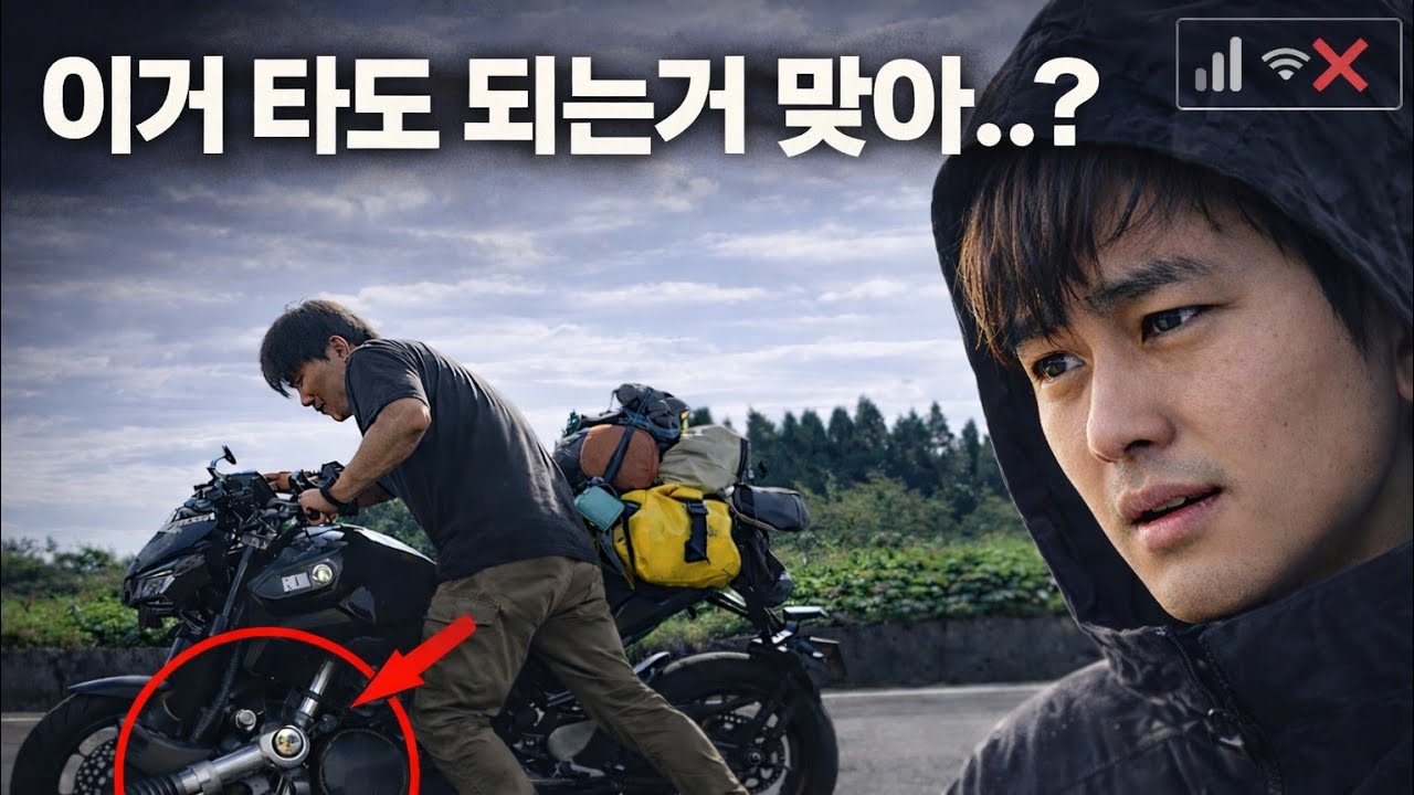 데이터도 안 터지는 일본 깡시골, 오토바이에 문제가 생겼다…