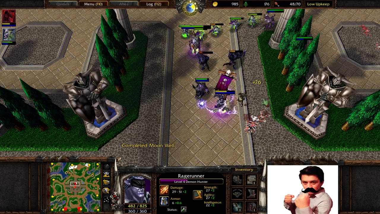 Mi primer game de Warcraft en Roc , impresiones y diferencias con el Tft
