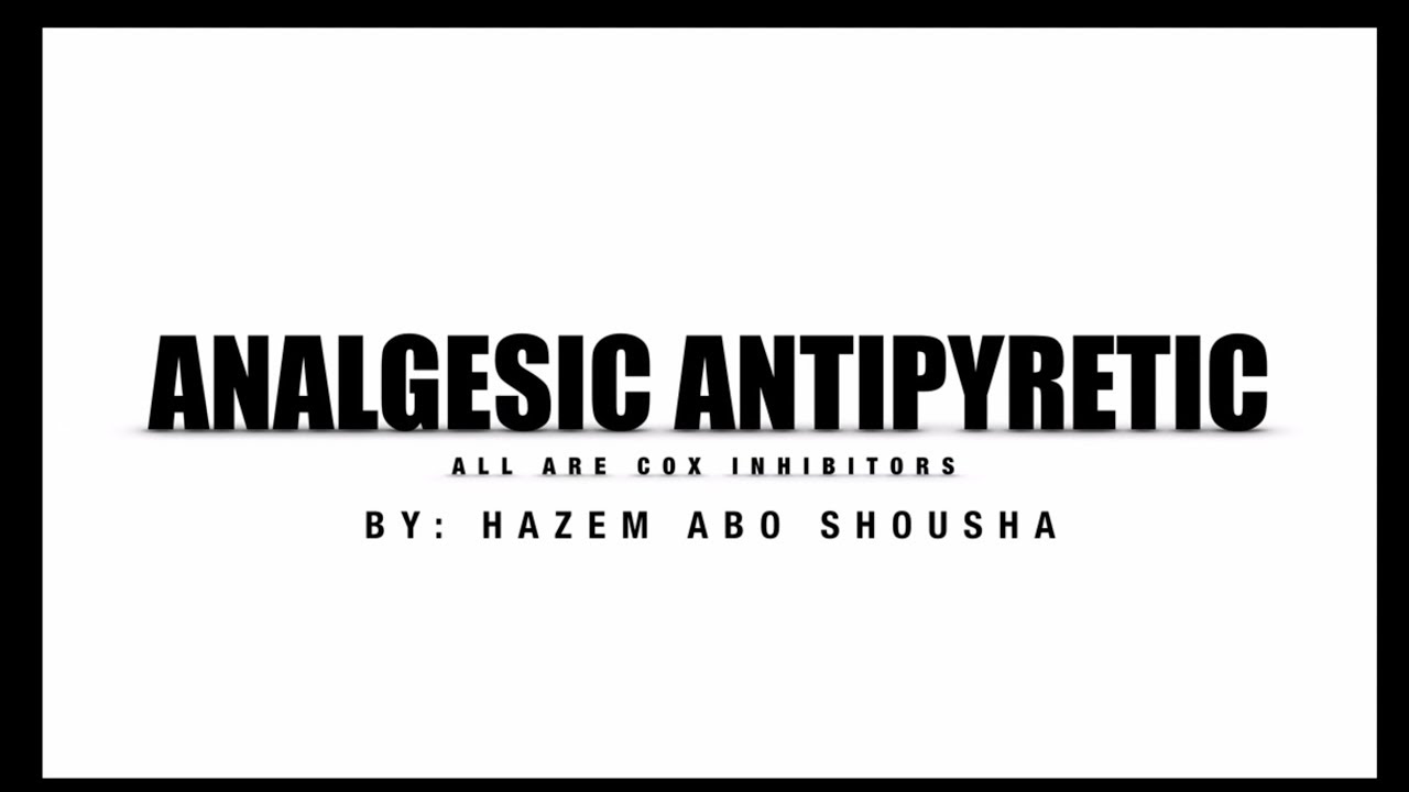 Analgesic antipyretic - Arabic
