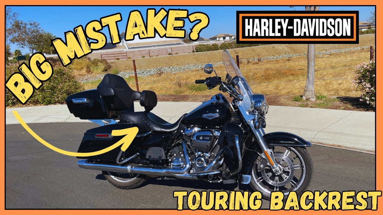 How to Install a Harley Davidson backrest