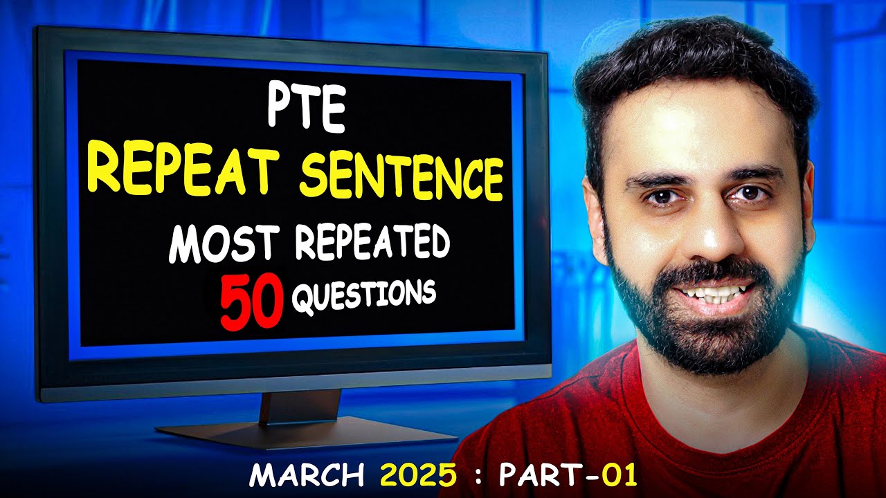 PTE Speaking Repeat Sentence | Real Exam Predictions March 2025 | VLE