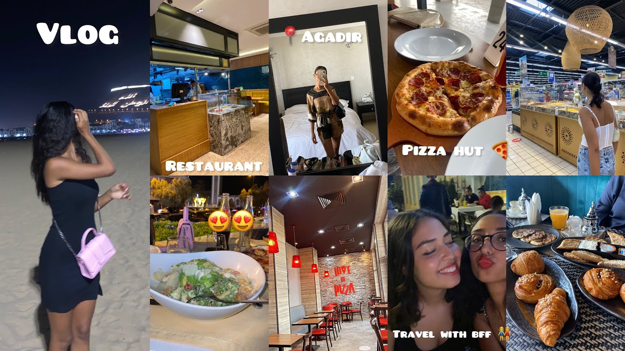 VLOG 3 | Travel with me to Agadir ✨❤️ (part 1) نهار الأول في أكادير #vocation #travelvlog #vlog