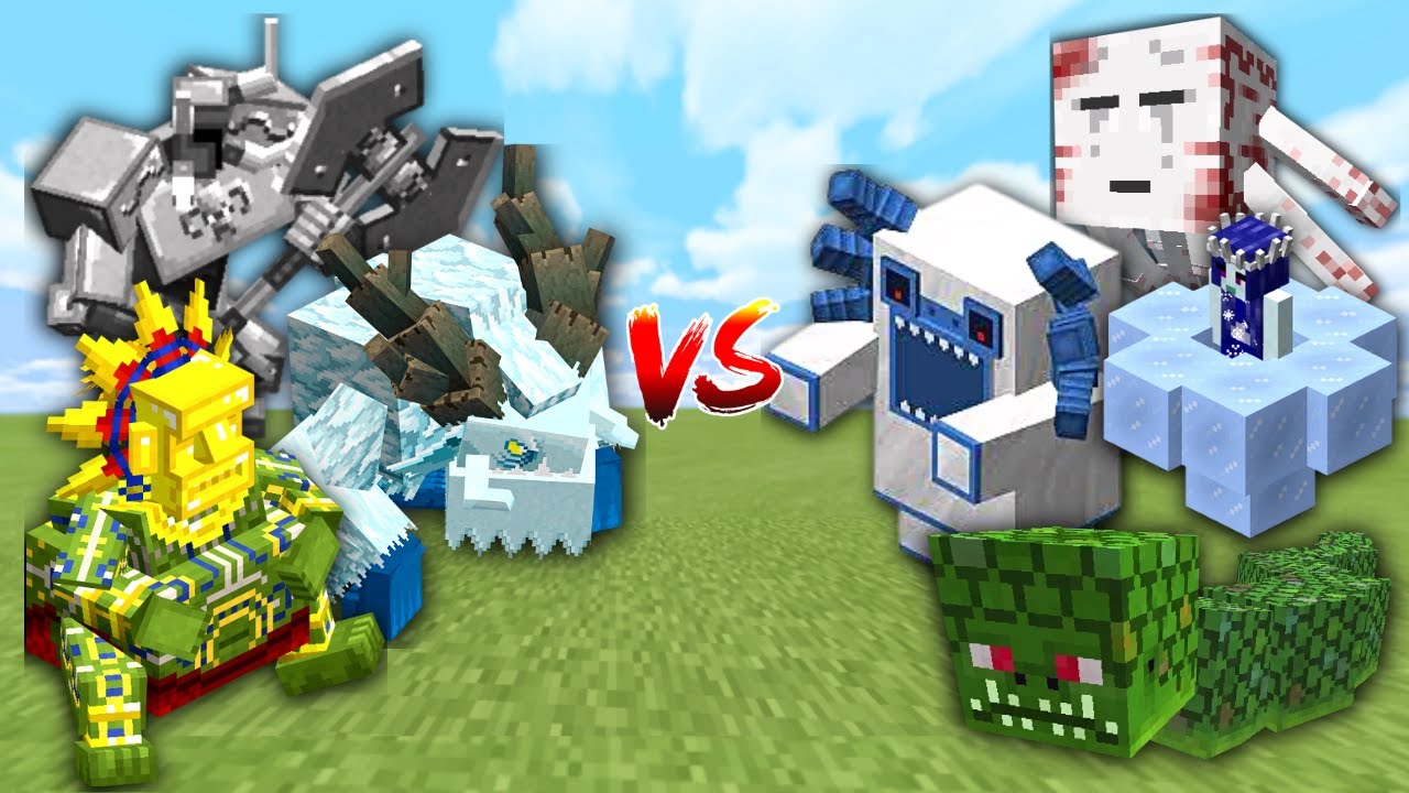 MOWZIE'S MOBS vs TWILIGHT FOREST in Minecraft Mob Battle