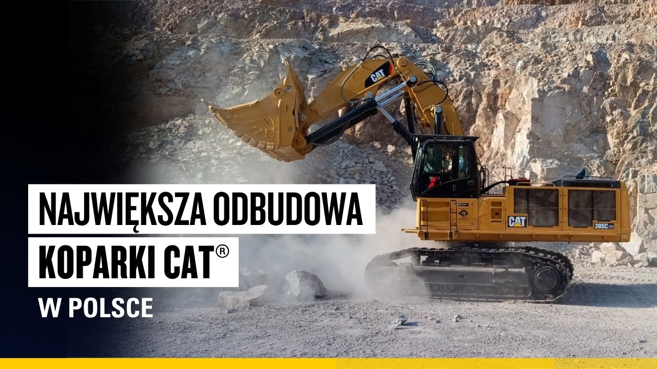 Największa odbudowa koparki CAT w Polsce!