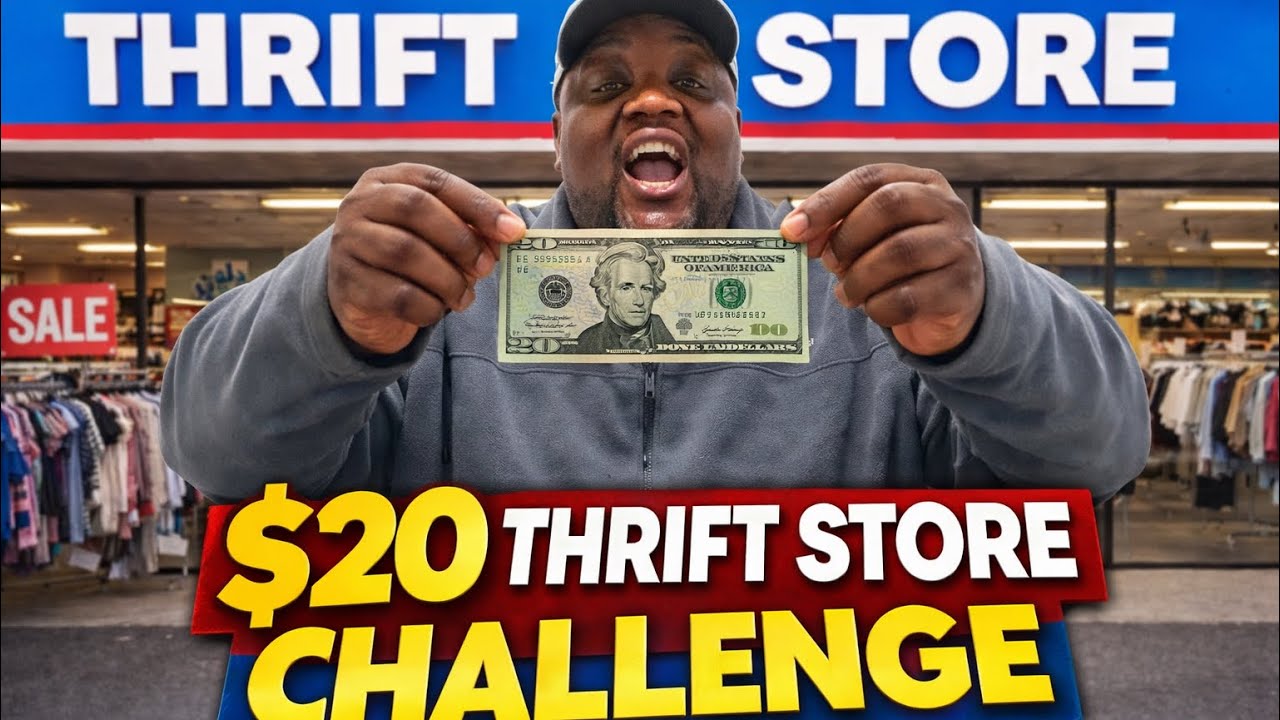 The $20 Thrift Store Challenge – Impossible or Nah? 