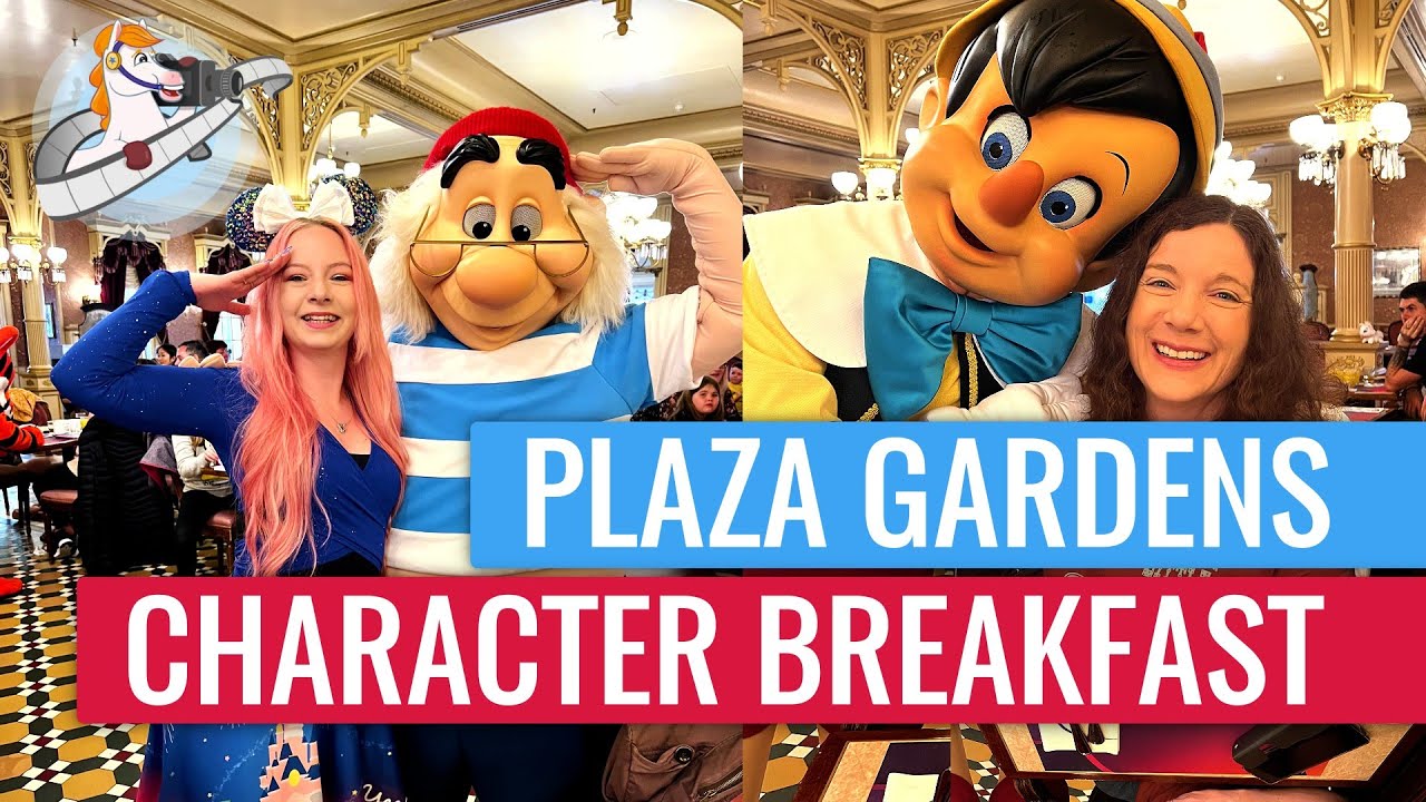 Frühstück mit Disney Figuren in Disneyland Paris - Character Breakfast im Plaza Gardens Restaurant
