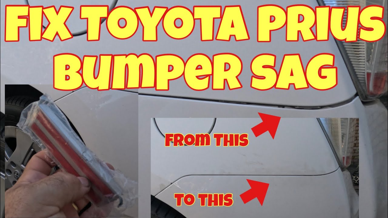 Easily Fix Your Toyota Prius Sagging Bumper & Body Panels