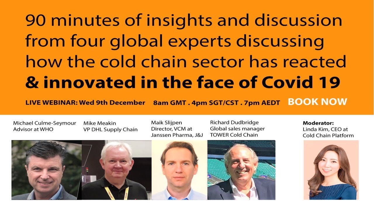Webinar – What innovations has Covid 19 created within the cold chain sector?