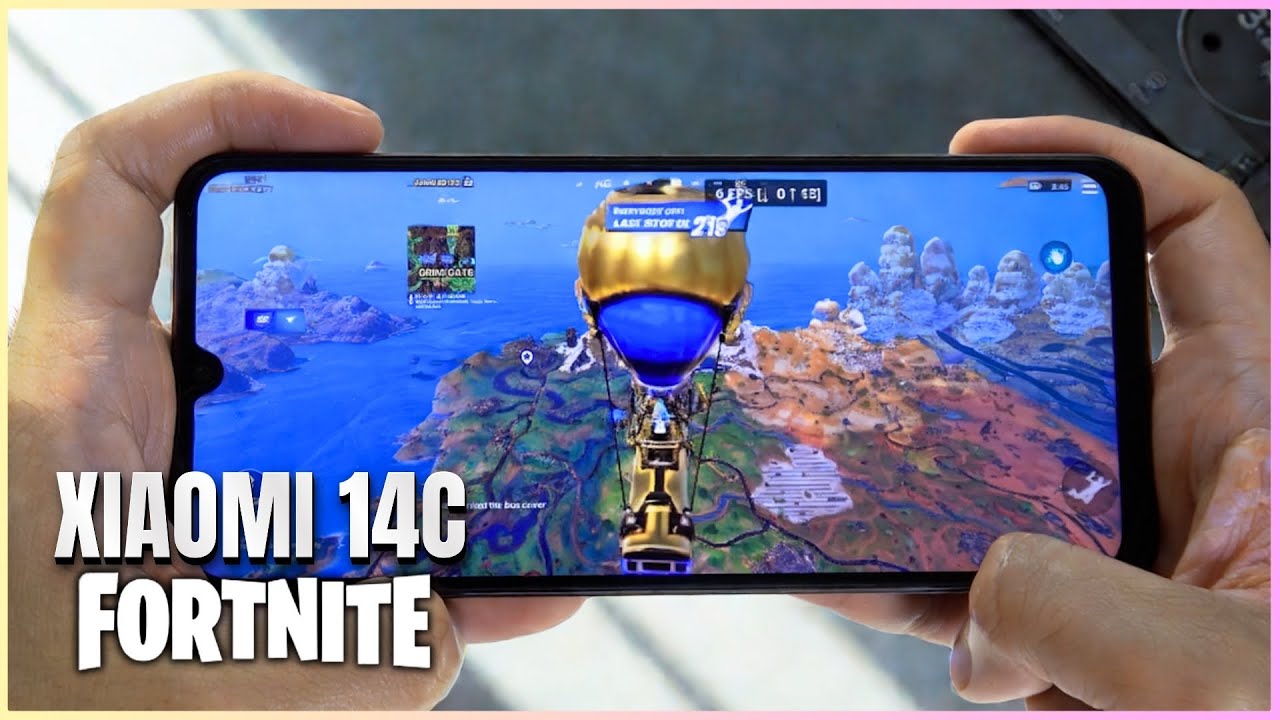 Xiaomi Redmi 14C Fortnite Mobile Gaming test | Helio G81 Ultra, 120Hz Display