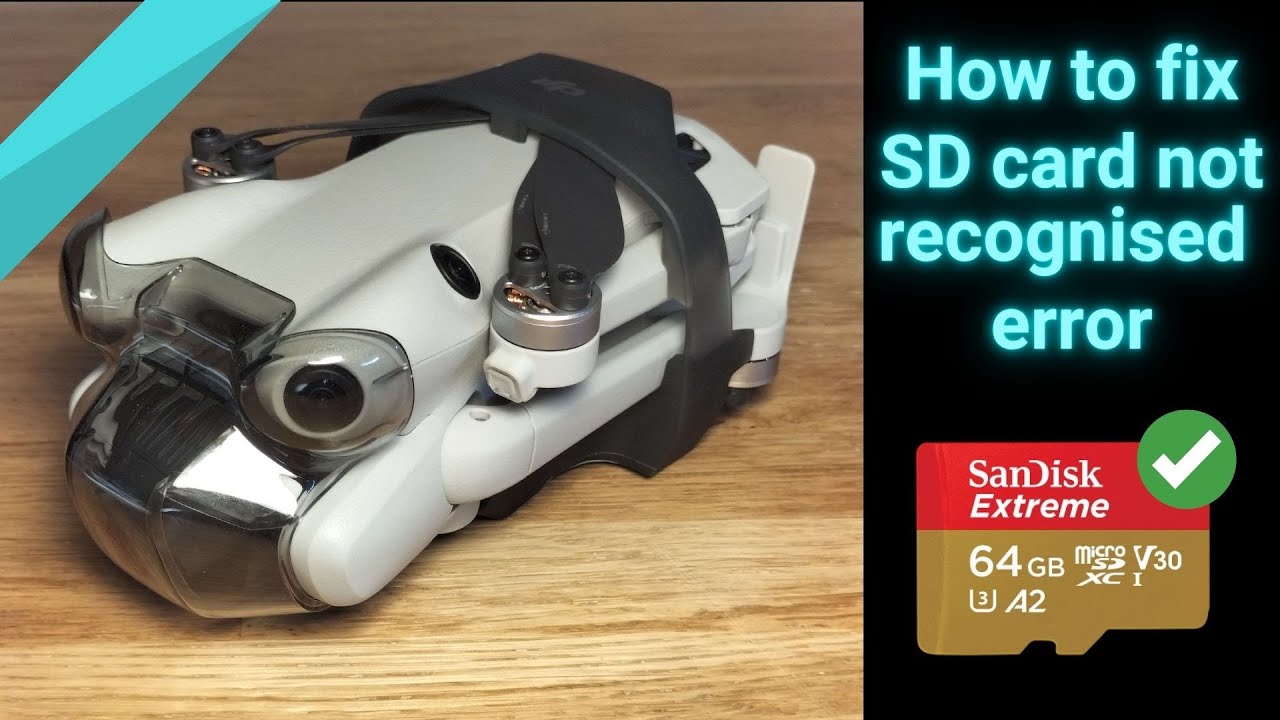 How to fix SD card not recognised error | DJI Drones