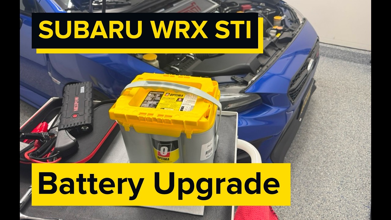 How to Replace Your Battery on a 2015–2021 Subaru WRX STI | Optima Yellow Top Upgrade (Step-by-Step)