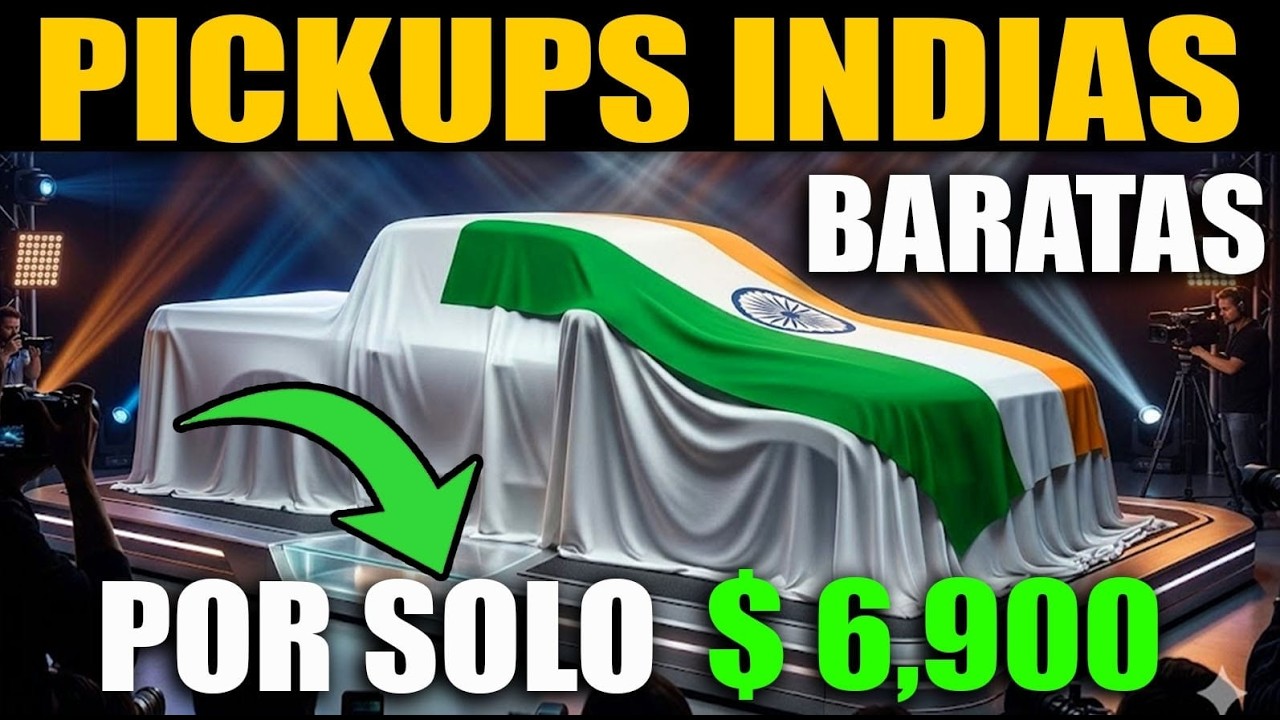 😳 ¡NADIE LAS VIO VENIR! Las camionetas indias baratas llegan en 2026🔥