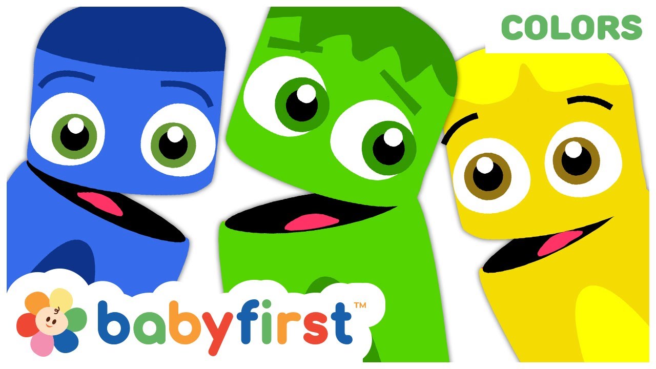 Learn colors with Color Crew | All of the colors compilation | Fun coloring for kids | Baby First TV