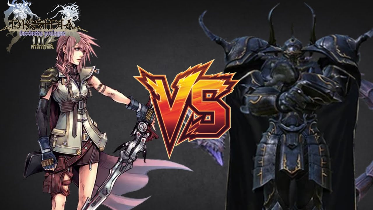 Dissidia Final Fantasy Duodecim Gameplay - Batalla Rápida - Lighting Vs Golbez