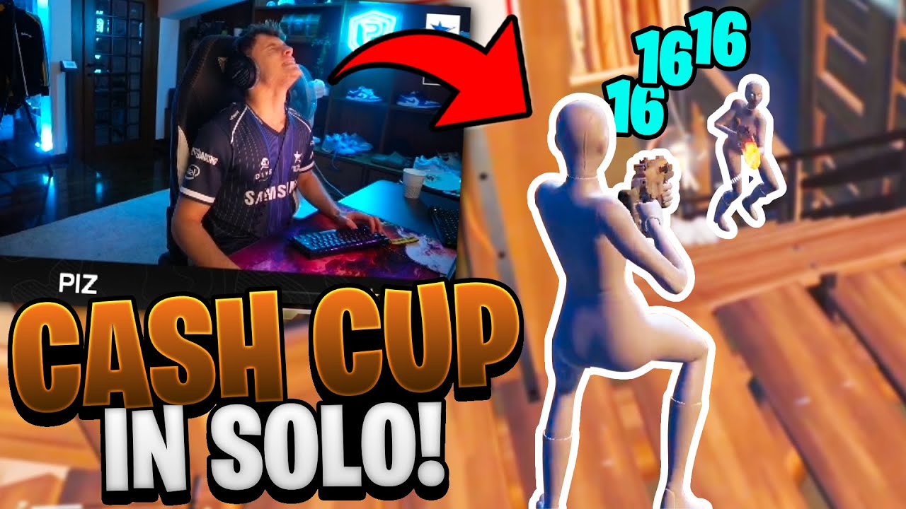 REAZIONE alla CASH CUP di @Piz23 in SOLO! Fortnite ITA Gameplay Cash Cup
